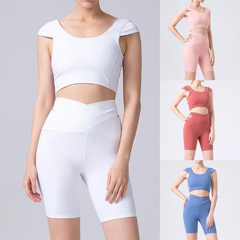 

Active Sets Women Custom Soild High Waisted Leggings Running Pilates Workout Soft Yoga Skirts Shorts Ring Set, Blue