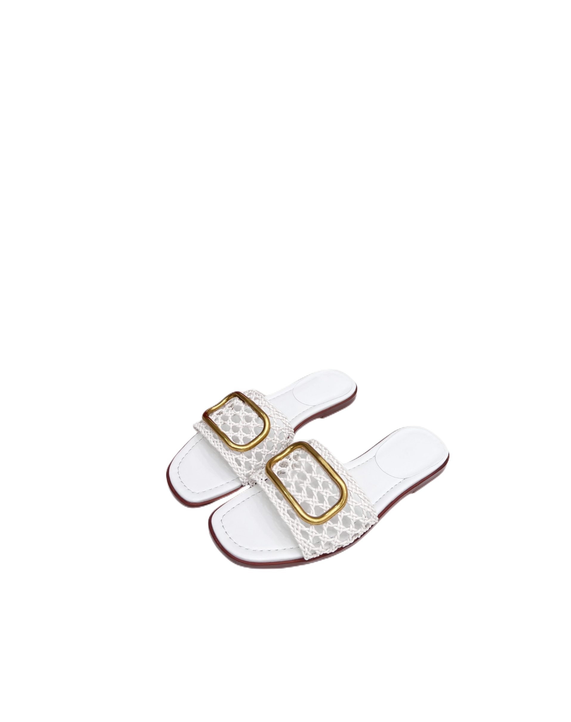

Designer Women hollow out Sandal High Quality Bow Tie Womens Flat Slides Calf Leather Slim Shoes Quilted Platform Summer Beach Evening shoes With Box Size 35-42