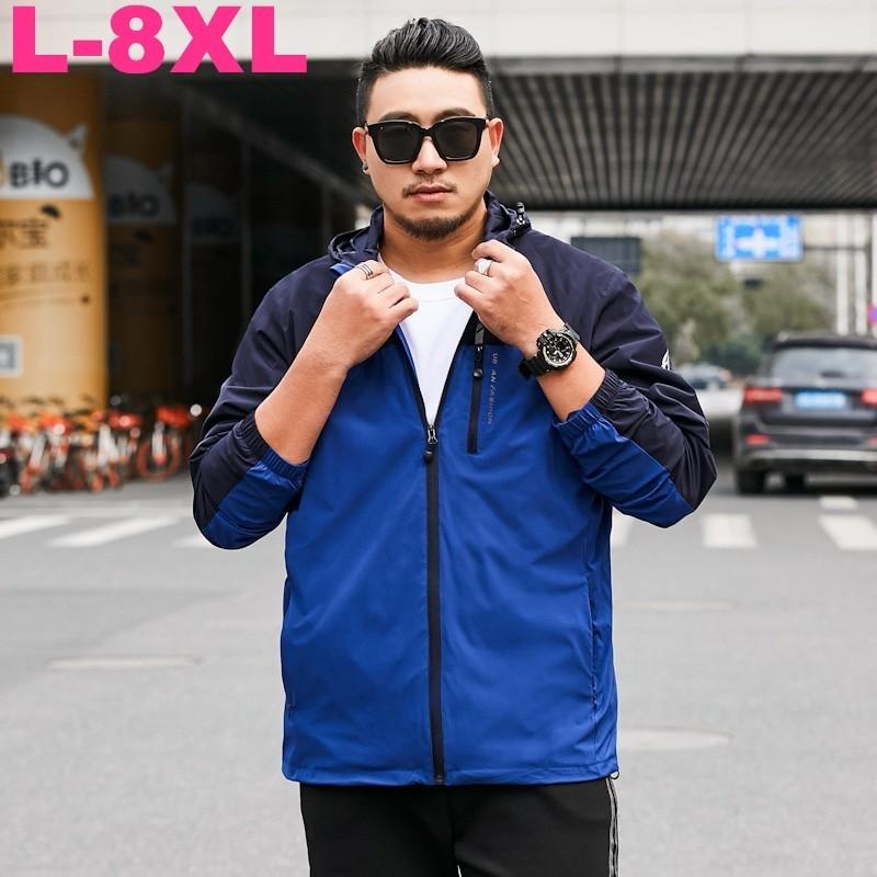 

Men's Jackets 2023 Spring Autumn Men Hoodies Sweatshirt Plus Hooded Jacket Tracksuit Print Mens Big Size 7xl 8xl Cash On Delivery