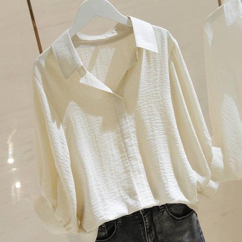 

Women' Blouses & Shirts Plus Size 5XL Summer Shirt Women V-Neck Half Sleeve Blouse Ladies Solid Color Casual Loose TopsWomen, Green