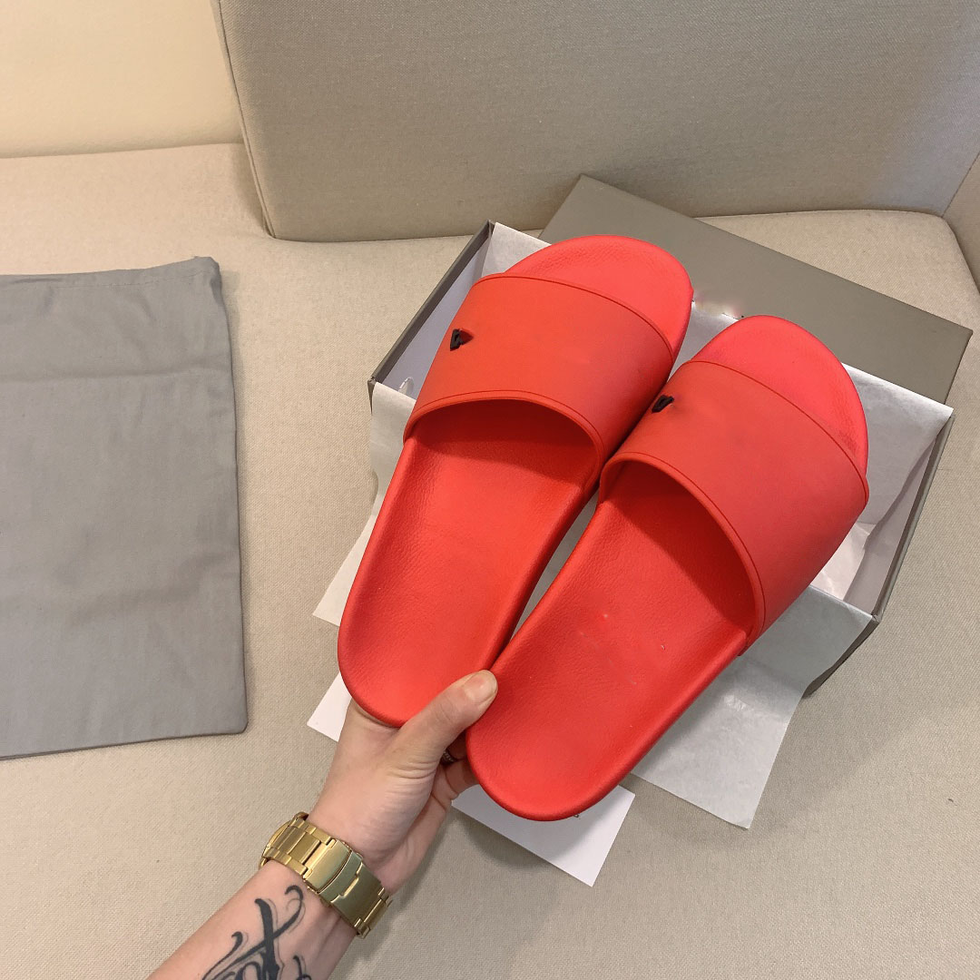 

2023 Paris Sliders Summer Sandals Beach Slippers Ladies Flip Flops Loafers Black Outdoor Home Slides Shoes With Box, Blue