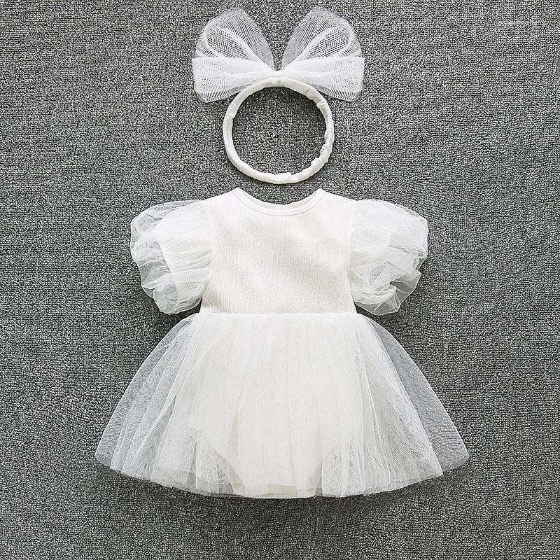 

Girl Dresses Summer Born Baby Dress Ruffels Party Tulle Princess Girls Clothes, Pink