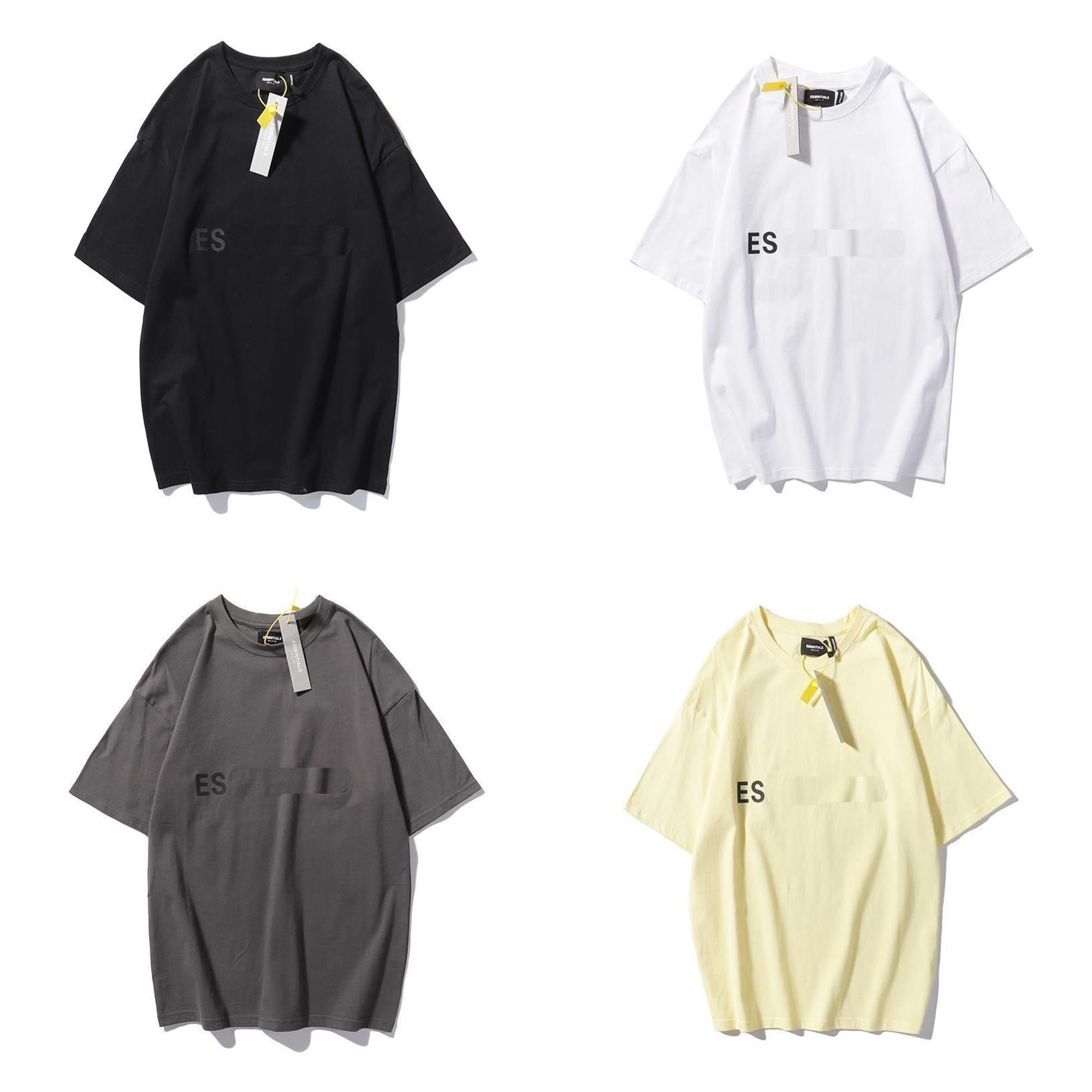 

Mens Letter Print T Shirts Black Fashion Male Loose Couple High Street Short Sleeve Tshirt, Yellow