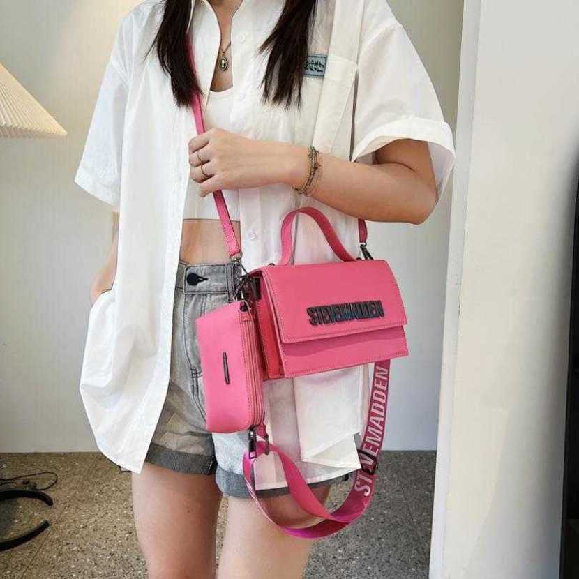 

women's 2023 Luxury Designer Women's Fashion Trend One Shoulder Crossbody Bags 50%off Black White Purses Handbag one-shoulder simple messenger handbag purse, White6