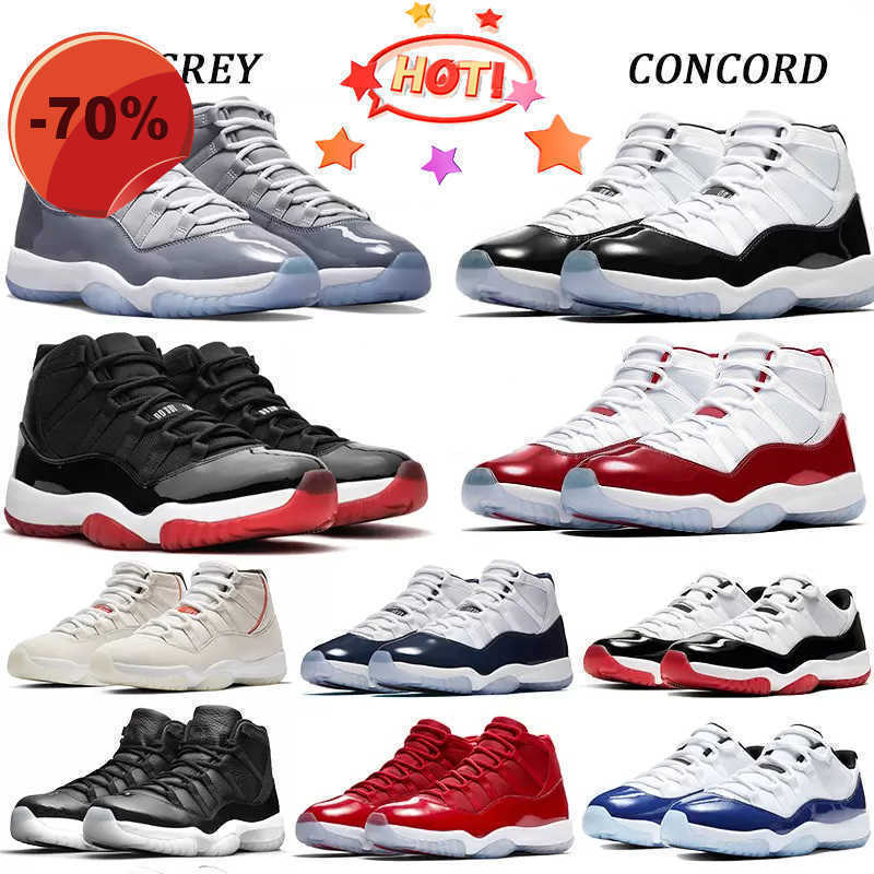 

Sandals Fashion 2023 Cool Grey jumpman 11s Men Basketball Shoes Cherry Bred Animal Instinct Cap and Gown Jubilee Space Jam concord 45 Win Like 96