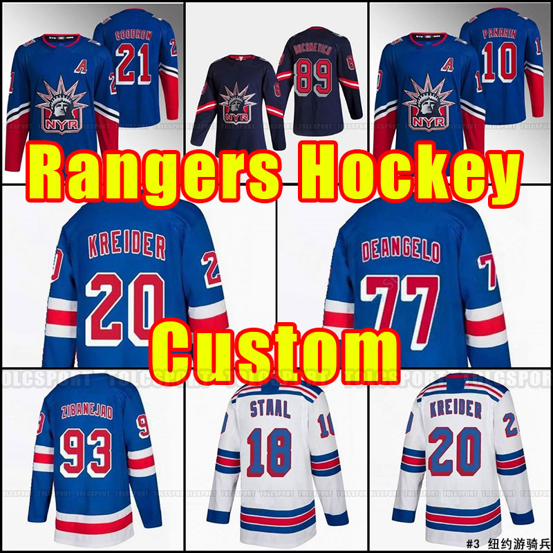 

Hockey jerseys Reverse Retro Hockey Mika Zibanejad Jersey 13 Alexis Lafreniere 10 Artemi Panarin Jersey 20 Chris Kreider Adam Fox 24 Kaapo Kakko Wayne Gret, As shown