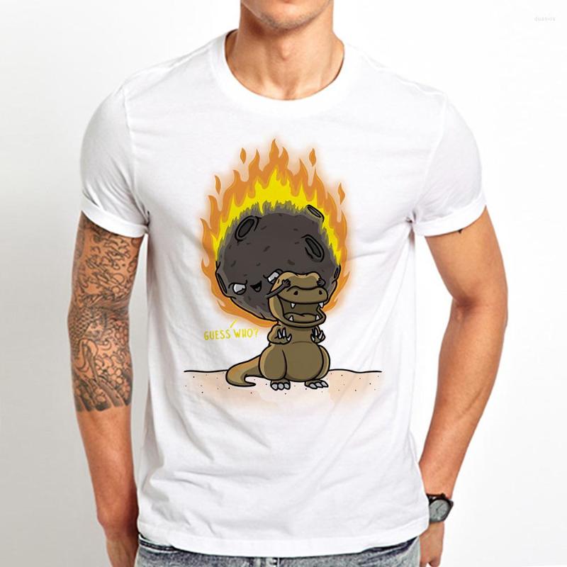

Men' T Shirts Asteroid Planetoid And Dinosaurs Joke Funny Geek Tshirt Homme Short Sleeve O-neck Men Shirt Unisex Breathable Streetwear Tee, 5126