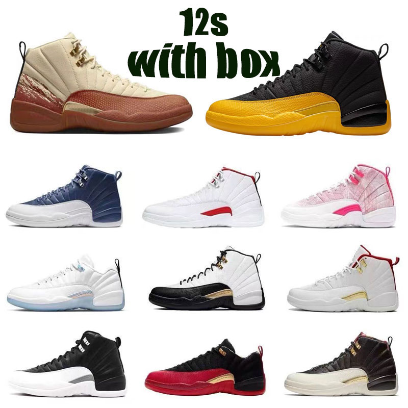 

Men casual shoes student classic sneakers basketball shoes Designer fashion sneakers Jump 12S Basketball shoes Retro sneakers Black Taxi Flu Game Hyper Royal 36-47