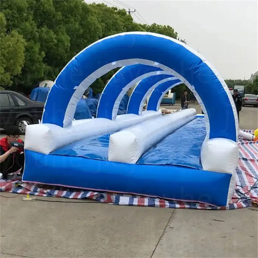 

Outdoor Games giant inflatable slide the city long inflatable slide slip Summer water slide for Hotday party events