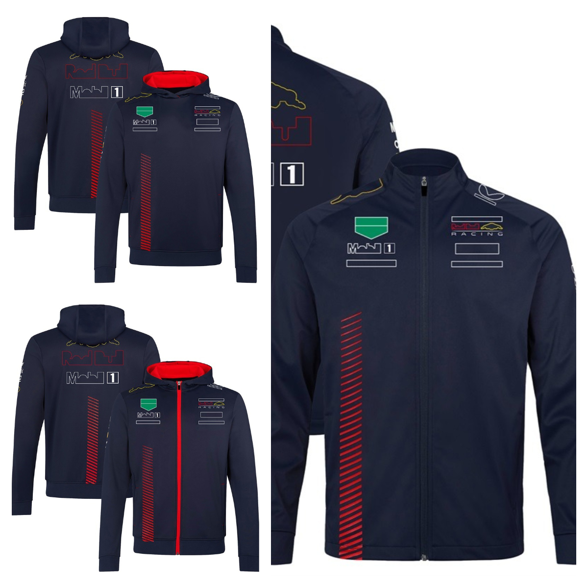 

F1 Team 2023 hoodie plus velvet warm coat new season racing suit
