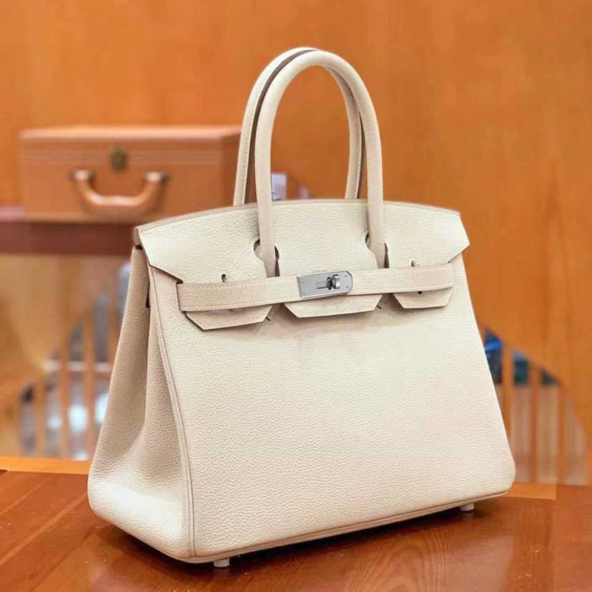 

High Quality Design Bags bag luxury leather handbag for women 30 white 49%off Factory Handbag Purse for Women, Milkshake white 30cm