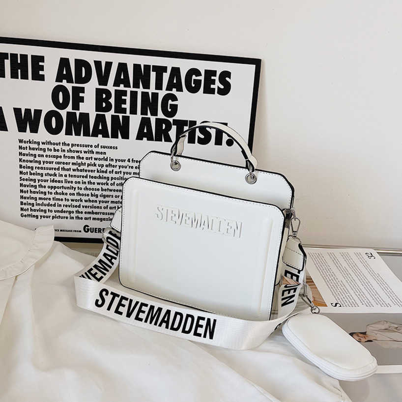 

Ladies Bags 47%off New Fashion MARDEN Letter Small Square Bag One Shoulder Crossbody Handbag Design Handbags for Women, White6