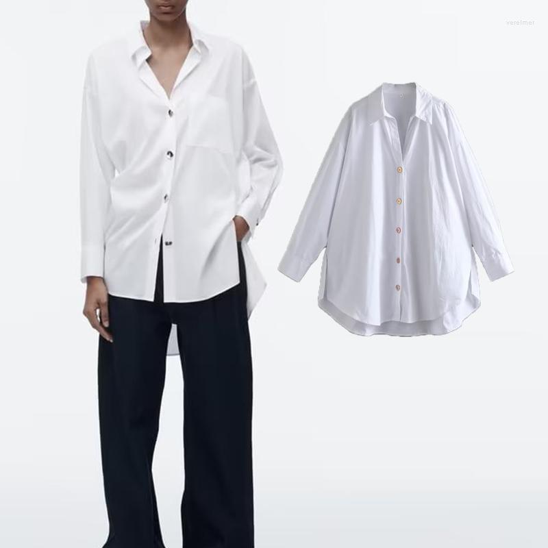 

Women's Blouses Spring Shirt 2023 Women Fashion Chic Long-sleeved Top Casual Simple Young Student Shirts, Ivory