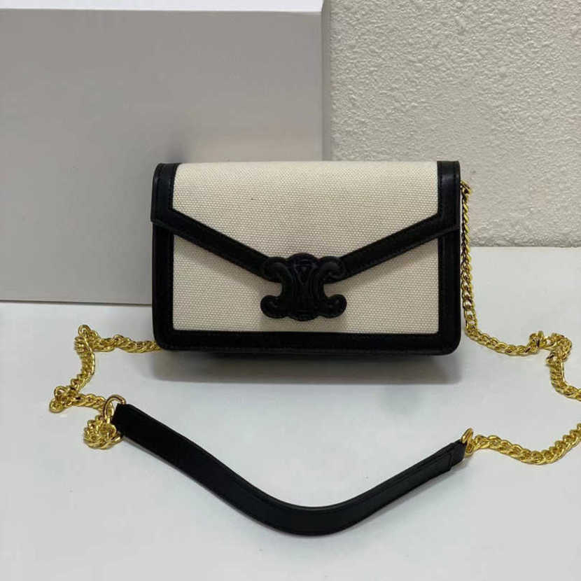 

women's Women's 2023 Trend Luxury Designer Shoulder Simple Fashion Crossbody Chain Bag 50%off Black White Purses Handbag one-shoulder simple messenger handbag purse, Caramel