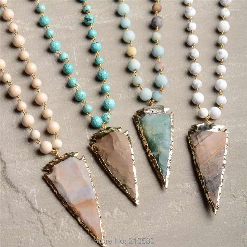 

Pendant Necklaces Rosary Chain Beads Necklace Arrowhead NM11685