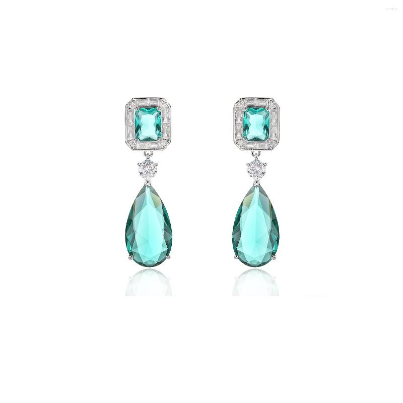 

Dangle Earrings Cubic Zircon Water Drop For Wedding Women's Earring Girl Gatherings Jewelry Accessories CE11847