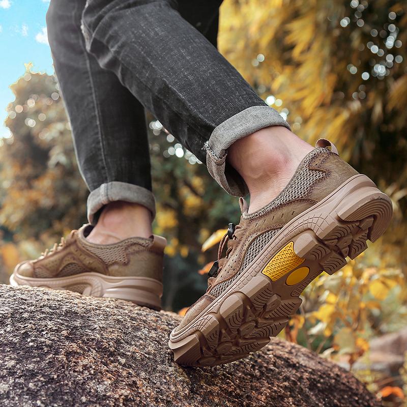 

Sandals Mens 2023 Ete Uomo Para Sport Masculino Verano For Bain Fashion Rubber Safety Sandalen Men Big Sandales Playa Homme Sandel, Khaki