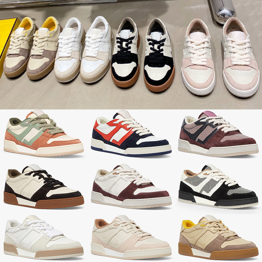 2023 Match Sneaker Baguette Casual Shoes Designer Fashion Flat Platform Woman Pocket Suede Low Top Luxury Rubber Sole Little Monster Big Eyes Cap