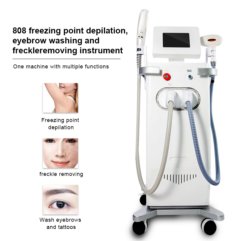 

2023 Equipment Salon use Diode Laser Hair Removal Beauty Machine 755nm 808nm 1064nm Q-Swtich nd yag lazer tattoo remova