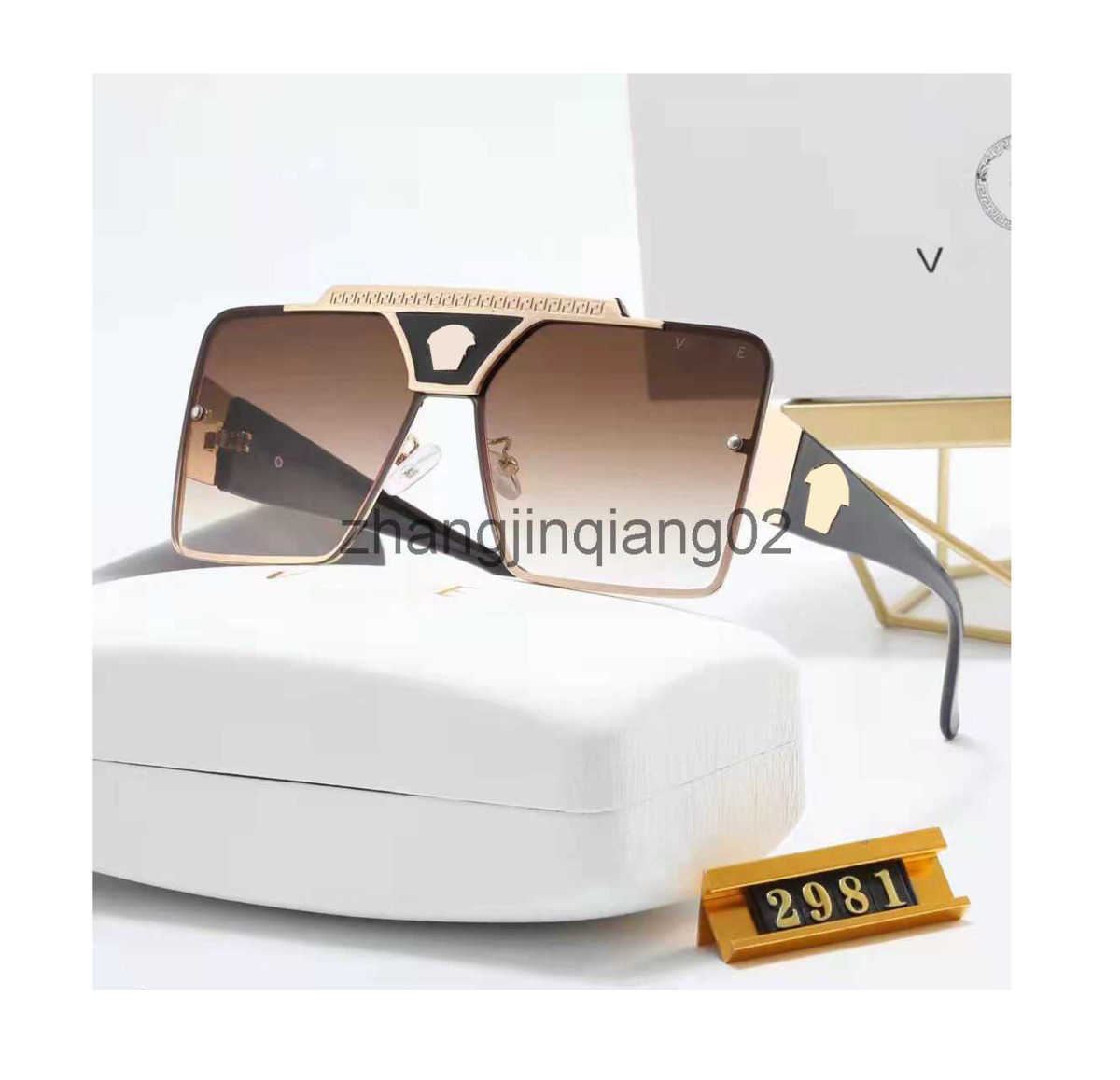 

Designer Versage Sunglass For Woman Mens Cycle Luxurious Fashion Vintage Baseball Sport Sunglasses Summer New Trend Individualized UV Proof Glasses