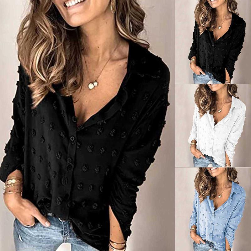 

Women's Blouses & Shirts White V Neck Tee For Women Blouse Button Sleeve Shirt Chiffon Fashion Long Womens Tops Sleeveless Denim WomenWomen', Blue