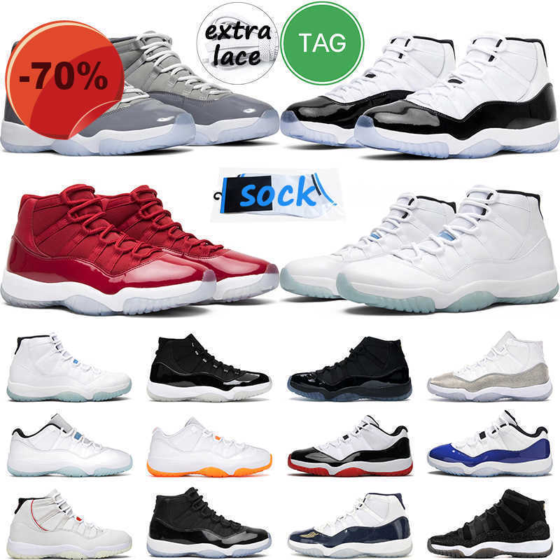 

Sandals Basketball 11s Shoes Men Women Cool Grey Cap and Gown Platinum Tint 11 Legend Blue Bright Citrus Concord Outdoor Mens Trainer, # 29