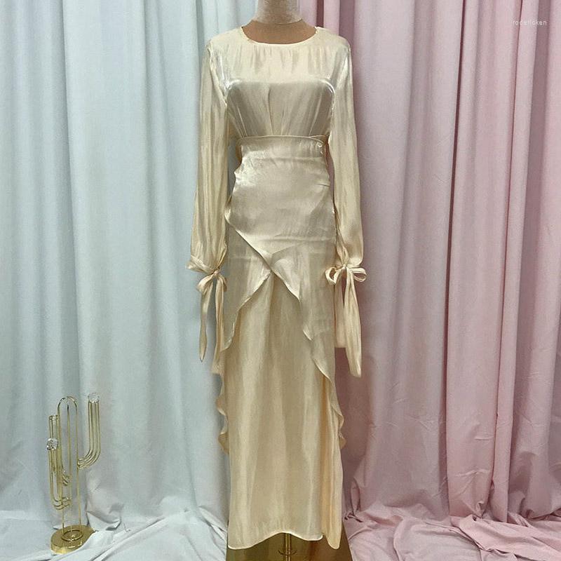 

Ethnic Clothing France Israel Fashion Ramadan Prayer Long Dress Muslim Women Abaya Large Size Islamic Casual