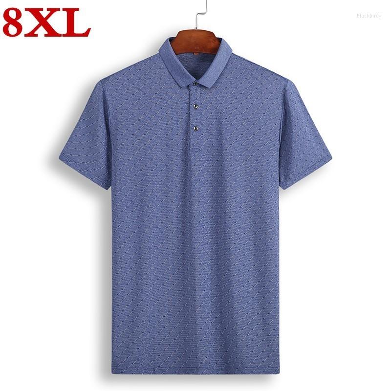 

Men's Polos 2023 High Quality Plus Size 8XL 7XL 6XL Brand Shirt For Men Cotton Short Sleeve Big, Green