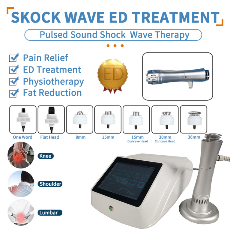 

Beauty Equipment Slimming Machine Shock Wave Spare Parts Shock Hancles One Handle With 5 Tips Device