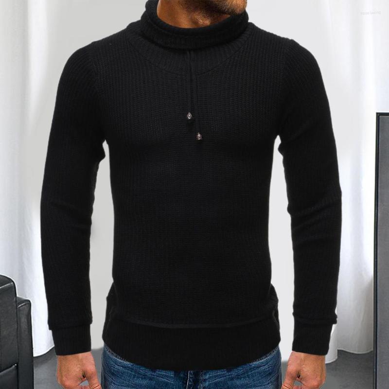

Men's Sweaters Men Spring Sweater Pullover Winter Pure Color, Black