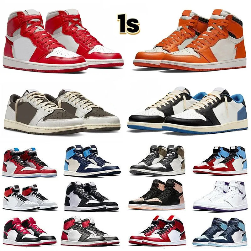 

OG men women High 1s Basketball Shoes Chicago Lost Found Gorge Green Stage Haze Diamond Dark Mocha Patent Bred Panda University Blue jumpman 1 mens trainer sneakers, Please contact us for more colors