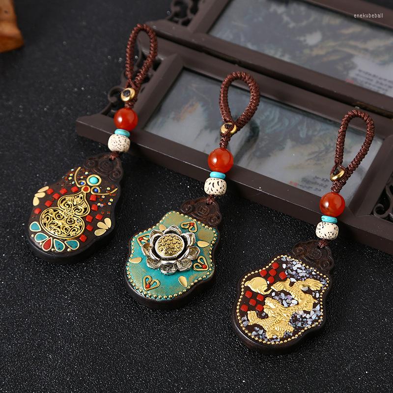 

Keychains Tibetan Buddha Pendant Keychain Keyring Om Ohm Aum Buddhist Mantra Sign Yoga Charm Car Key Chain For Women Nepal Ethnic Jewelry