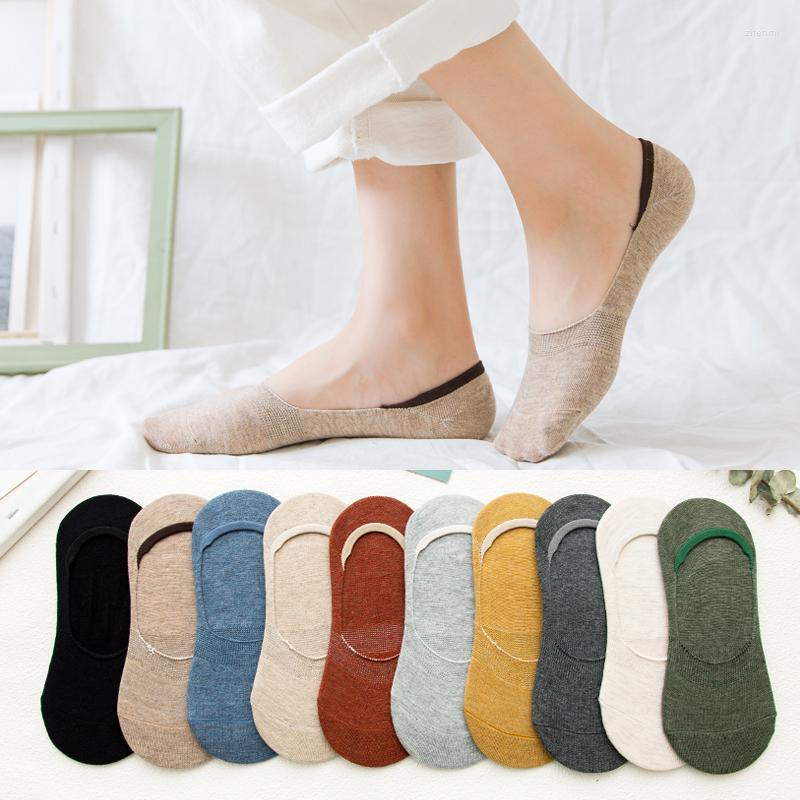 

Women Socks 5 Pairs Of Cotton Women's Invisible Silicone Antiskid Ankle Ship Summer Solid Color Fashion Slippers No, 5 5 7 7 7