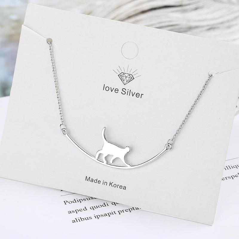 

Chains Simple Temperament Smooth Curved Short Necklace Ladies Clavicle Chain For Women Silver 925 Sterling