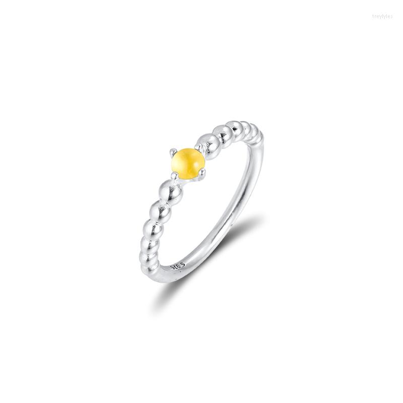 

Cluster Rings Honey Beaded 925 Sterling-Silver-Jewelry