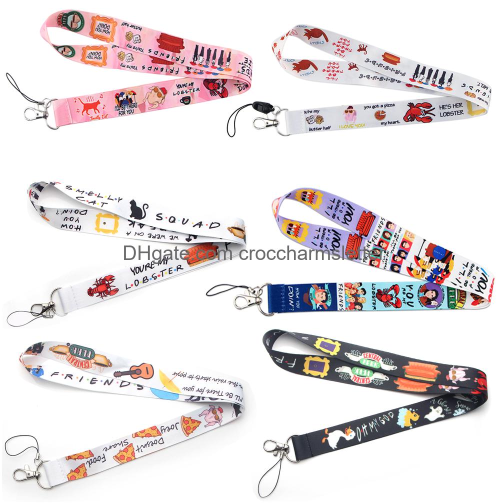 

Shoe Parts Accessories Lx404 Tv Friends Lanyard For Keys Mobile Phone Hang Rope Key Cord Usb Id Card Badge Holder Keychain Diy Wrist Smtx1