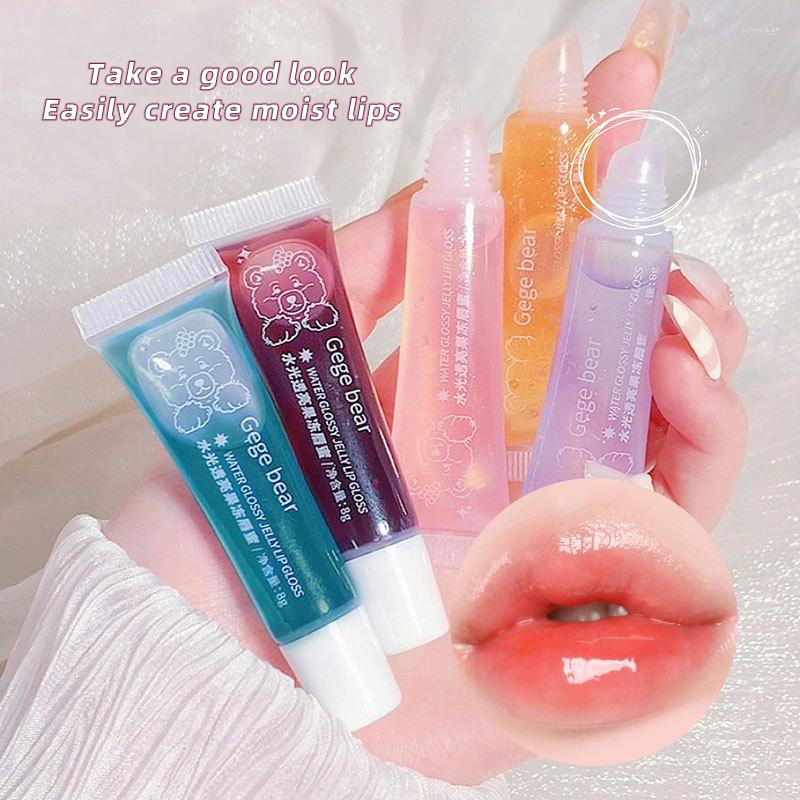 

Lip Gloss Moisturizing Lipgloss Water Mirror Glaze Beauty Makeup Cosmetic Hydrating Plumping Care Oil Women Lasting Lipsticks