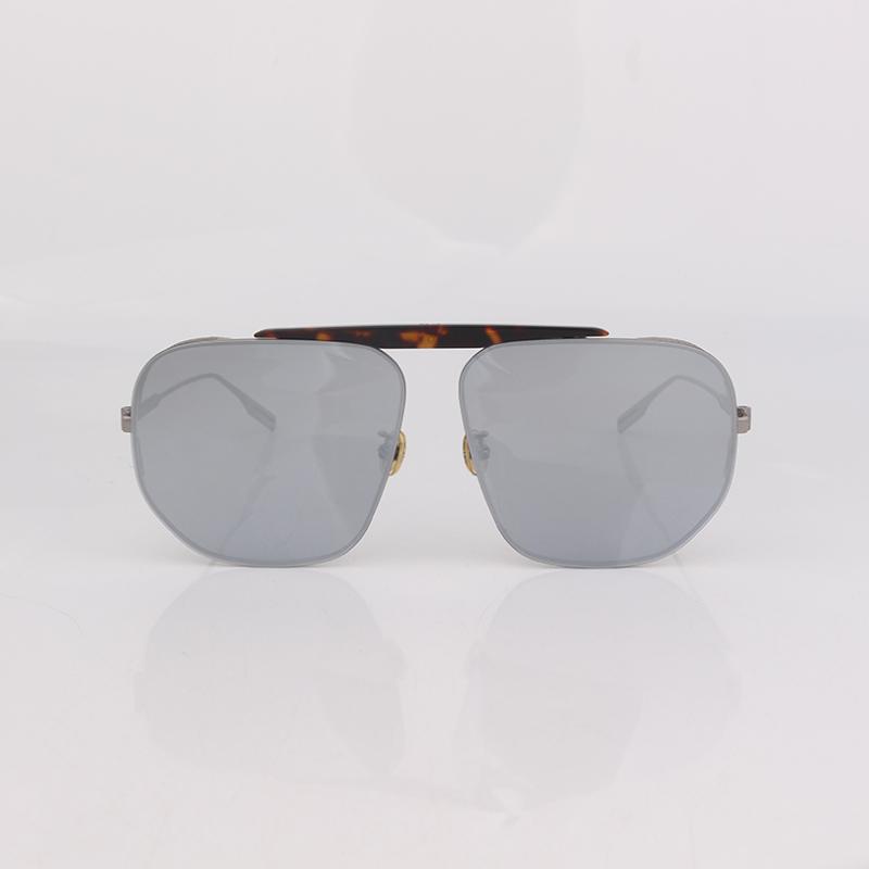 

Sunglasses Pilot Metal For Men Silver Mirror Lens Fashion Driving SunglassesSunglasses