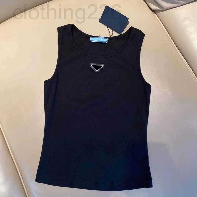 

designer Womens T Shirts 2022 Sleeveless Woman Vests Summer Tanks Camis Tees Vest Short Shirt Lady Slim X41E, White