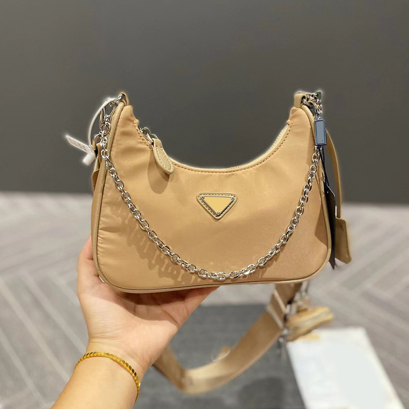 

Shoulder Bag High Quality Nylon Handbags Wallet Crossbody Bags Designer Bags for women Luxury hobo Canvas Totes three-in-one fashion purses handbag messenger bag, Blue