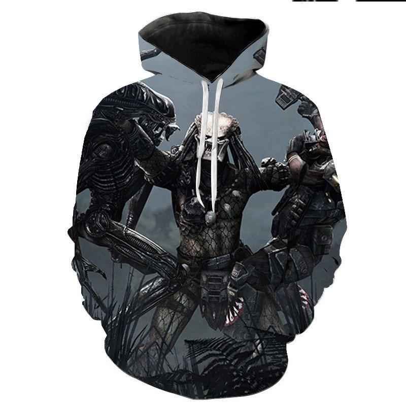 

Men's Hoodies & Sweatshirts Alien 3D Printed Sweater Unisex Fashion Casual Style Hoodie Boys Girls Hip Hop Harajuku Street Oversized TopMen', W940