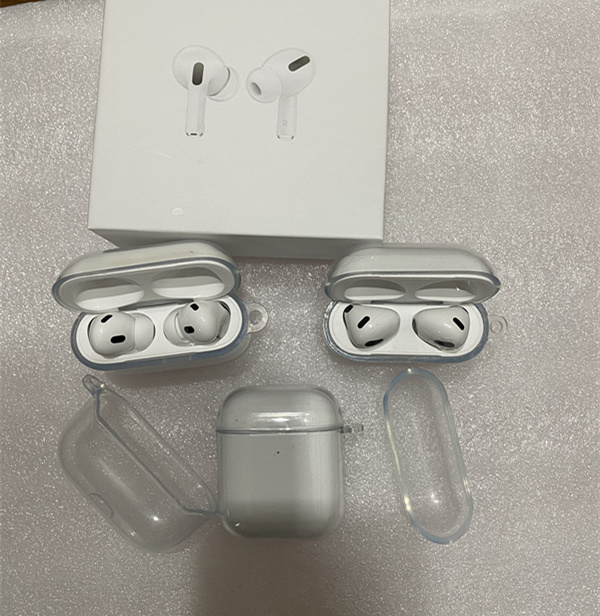 

Transparent silica gel for AirPods 3 Pro Air Gen 3 Pods H1 Chip Transparency Earphones Wireless Charging Bluetooth Headphones Overseas warehouse