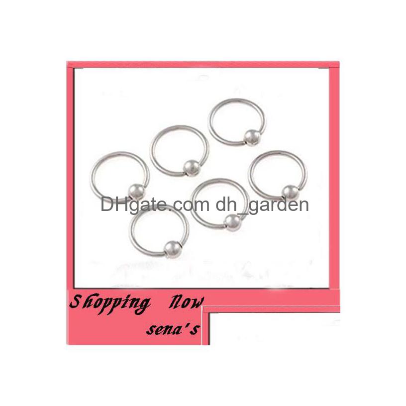 

Nose Rings Studs Wholesaleopwholesale 100 Pcs Mix 16G 8/10Mm Captive Bead Ring Eyebrow Nipple Labret Piercing Body Jewelry Dhgarden Dhhhl