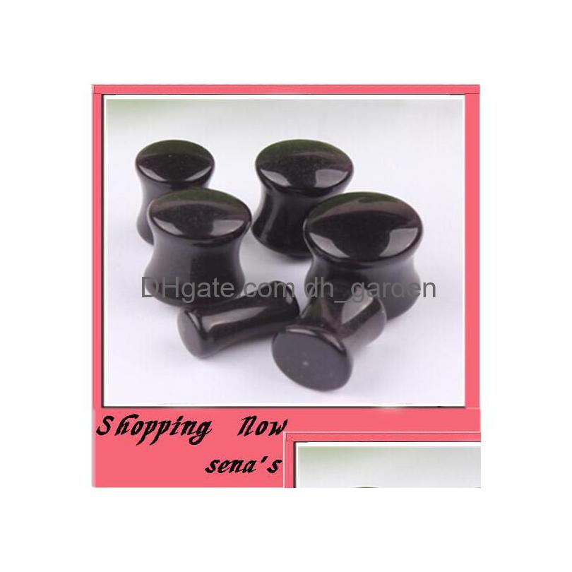 

Plugs Tunnels Mix 312Mm 100Pcs Acrylic Body Jewelry Piercing Black Solid Ear Flesh Tunnel Drop Delivery Dhgarden Dhuwt