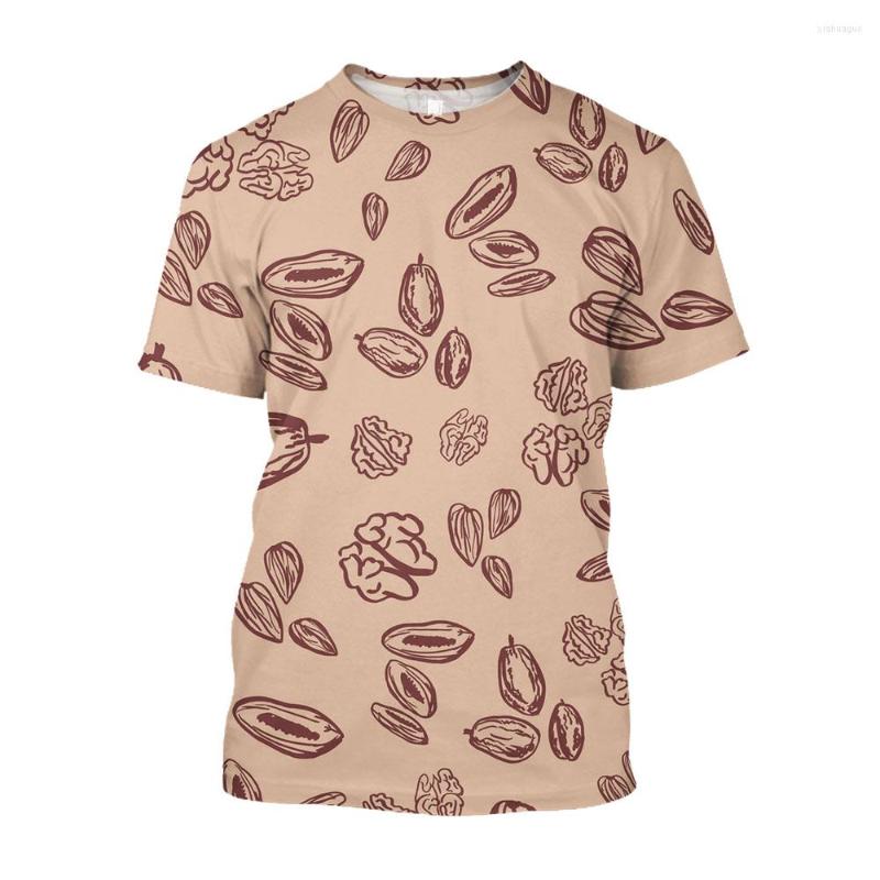 

Men's T Shirts Jumeast 3D Grain Corn Nuts Printed Men Funny T-shirts Harajuku Fashion Shirt Smooth Breathable Streetwear Clothing T-shirty, 04