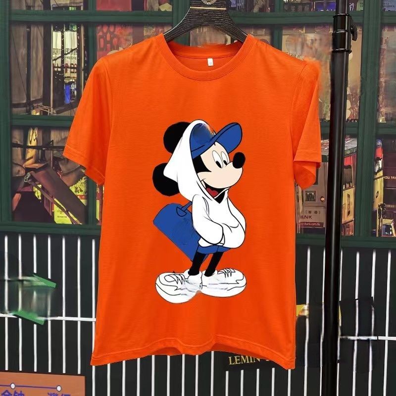 

Men  T-Shirts American Trend NY Letter Embroidery Men' Short-sleeved T-shirt Washed Brushed Cotton Comfortable All-match, Empty bag(not sell separately)