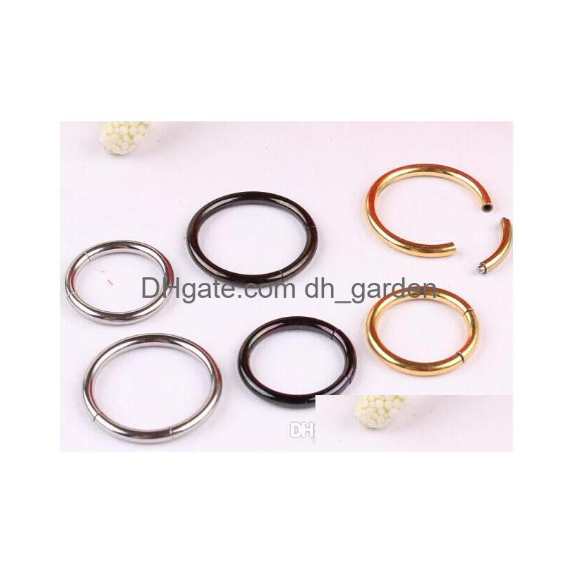 

Nose Rings Studs Ring Titanium Anodized Captive Bead Cbr Nipple Labret Lip Piercing Body Jewelry 60Pcs/Lot Drop Delivery Dhgarden Dhx0P