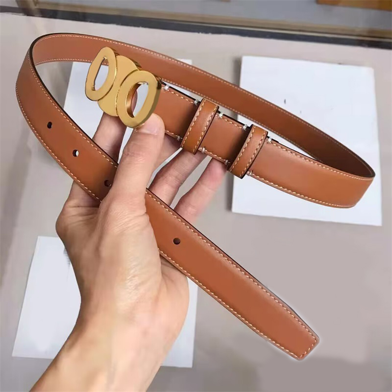 

2.5cm luxury belts for women designer cintura simple ladies elegant dress triomphe waist accessories plated gold metal buckle smooth leather mens designer belt, As show
