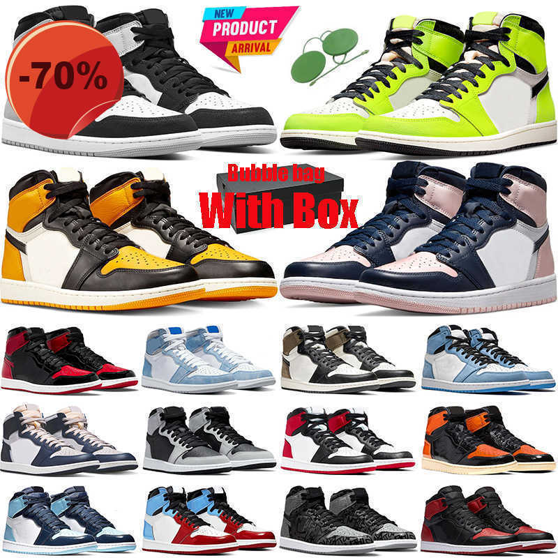 

Sandals Box With jumpman 1 1s Basketball Shoes Stage Haze Taxi Atmosphere Bred Patent Dark Mocha University Blue Georgetown travisscotts trainers, Pine green