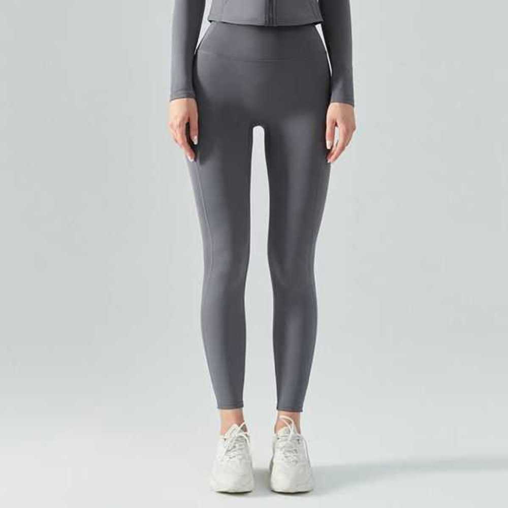 

Wicking Nude Feeling Running Fitness Pants Tights Lululemens94k5, Medium ash